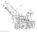 Fig. 01 - Snow thrower with chute control mechanism