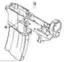Fig. 01 - Magazine release device for firearms