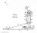 Fig. 02 - Topside spring tension adjuster for bass drum pedals with variable pivot point spring rotor