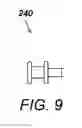 Fig. 08 - Topside spring tension adjuster for bass drum pedals with variable pivot point spring rotor