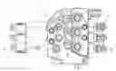 Fig. 01 - Hydraulic valve device with associated spool displacement transducer