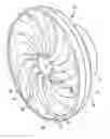 Fig. 01 - Rotating component of a turbine engine