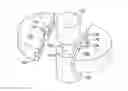 Fig. 01 - Joining mechanism and method for interlocking modular turbine engine component with a split ring