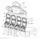 Fig. 01 - Reconfigurable gaming display and system