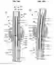 Fig. 47 - LOW PROFILE SPINAL PROSTHESIS INCORPORATING A CANNULATED BONE ANCHOR HAVING A DEFLECTABLE POST AND A COMPOUND SPINAL ROD