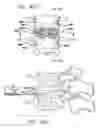 Fig. 19 - Push-in interbody spinal fusion implants for use with self-locking screws
