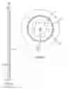 Fig. 08 - Device for concealing a plate associated with overflow plumbing
