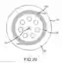 Fig. 15 - Device for concealing a plate associated with overflow plumbing