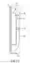Fig. 17 - Device for concealing a plate associated with overflow plumbing