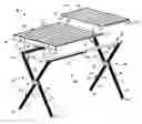 Fig. 01 - Portable and collapsible table structure