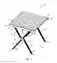 Fig. 02 - Portable and collapsible table structure