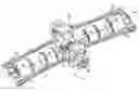 Fig. 01 - Opposed-piston, opposed-cylinder engine with collinear cylinders