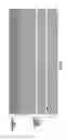 Fig. 28 - Leaky solar array with spatially separated collectors