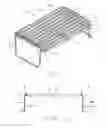 Fig. 02 - Stackable or nestable shelf with reinforced platform