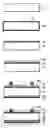 Fig. 01 - Devices containing silver compositions deposited by micro-deposition direct writing silver conductor lines