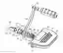 Fig. 01 - Motorcycle pivotable passenger peg assembly