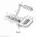 Fig. 06 - Motorcycle pivotable passenger peg assembly