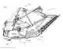Fig. 01 - Snowmobile chassis with tunnel