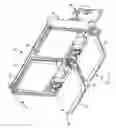 Fig. 02 - Seat mounted extendable litter system