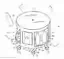 Fig. 01 - Salon technician seat stool
