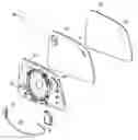 Fig. 01 - Low profile optical lighting assembly for use in outside vehicle mirror and method of forming same