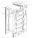 Fig. 01 - Enhanced computer rack having an integrated lift rail and/or tool design