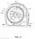 Fig. 32 - Rotary compressor having gate axially movable with respect to rotor