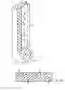 Fig. 06 - Barrier wall and method of forming wall panels between vertical wall stiffeners with support members extending partially through the wall panels