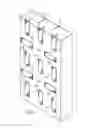 Fig. 08 - Barrier wall and method of forming wall panels between vertical wall stiffeners with support members extending partially through the wall panels