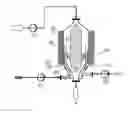 Fig. 01 - Method for concentrating magnetically separated components from ore suspensions and for removing said components from a magnetic separator at a low loss rate