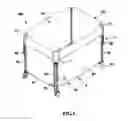 Fig. 02 - Adjustable mechanism for changing floor height of a play yard
