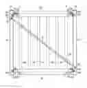 Fig. 01 - Gate for composite railing