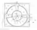 Fig. 01 - End shield for an electrical machine having coplanar brackets and bearing opening