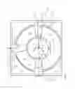 Fig. 02 - End shield for an electrical machine having coplanar brackets and bearing opening