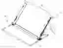 Fig. 01 - Hinge-slide cover mounting structure using a sheet metal bracket mechanism