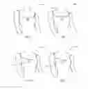 Fig. 02 - Brassiere with interchangeable modesty panel