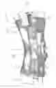 Fig. 01 - KNEE SUPPORT DEVICE HAVING ADJUSTABLE OPENINGS AT OPPOSING ENDS