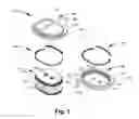 Fig. 02 - Orthopedic device assembly with elements coupled by a retaining structure