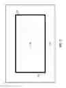 Fig. 02 - Replaceable knockout part in a metal panel and systems and methods thereof