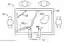 Fig. 01 - Bounding box gesture recognition on a touch detecting interactive display