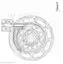 Fig. 09 - Pivoting, hinged arc vane rotary compressor or expander