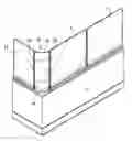 Fig. 01 - Curved safety component for a skating rink