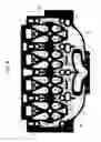 Fig. 09 - Cylinder head for an internal combustion engine, with integrated exhaust manifold and subgroups of exhaust conduits merging into manifold portions which are superimposed and spaced apart from each other