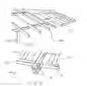 Fig. 02 - Mounting, grounding and wire management systems for solar panel arrays