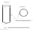 Fig. 02 - Container with inner wall elevation line for mixing, homogenizing, aerating and emulsifying