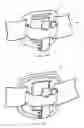 Fig. 28 - Bottle, retaining device and associated elements for carrying containers and other items
