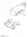 Fig. 80 - Bottle, retaining device and associated elements for carrying containers and other items