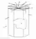 Fig. 01 - Octagonal container for food, especially tostadas