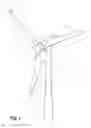 Fig. 02 - Wind turbine blade provided with optical wind velocity measurement system