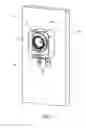 Fig. 02 - Household appliance for wall mounting